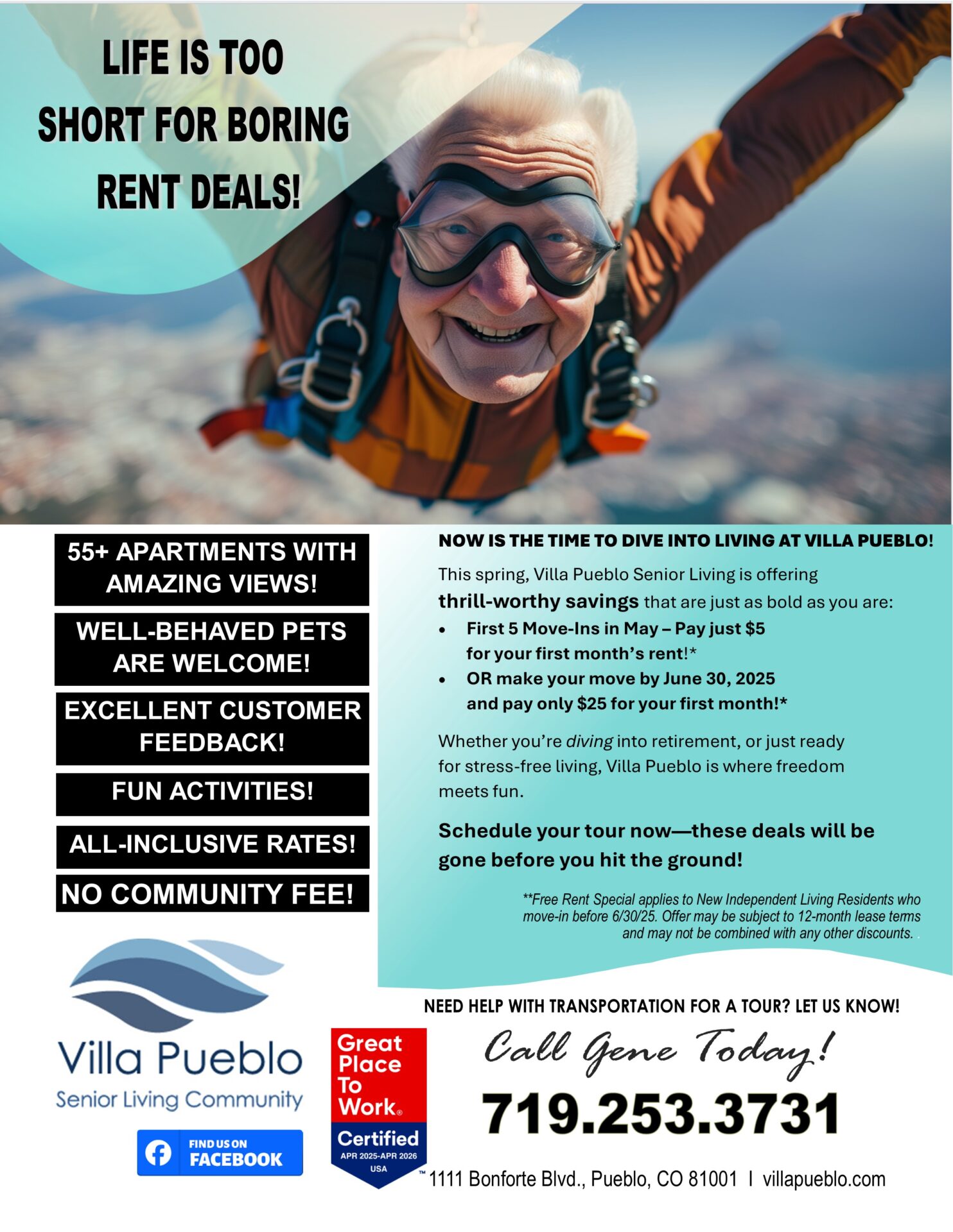 RENT SALE SPRING 2025 VILLA